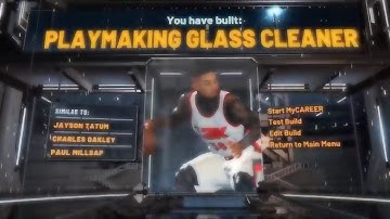 HOW TO MAKE  A PLAYMAKING GLASS CLEANER BUILD IN NBA 2k20 BEST SPEED BOOSTING CENTER NBA 2k20