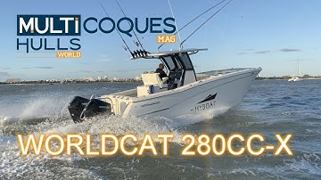 WORLDCAT 280CC-X Catamaran - Mercury 2 x 200 HP - Boat Review
