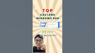 Những câu lệnh Run hay của Windows cho PC P1. Dọn ổ cứng, check Ram và Xoá phần mềm độc hại. #pc