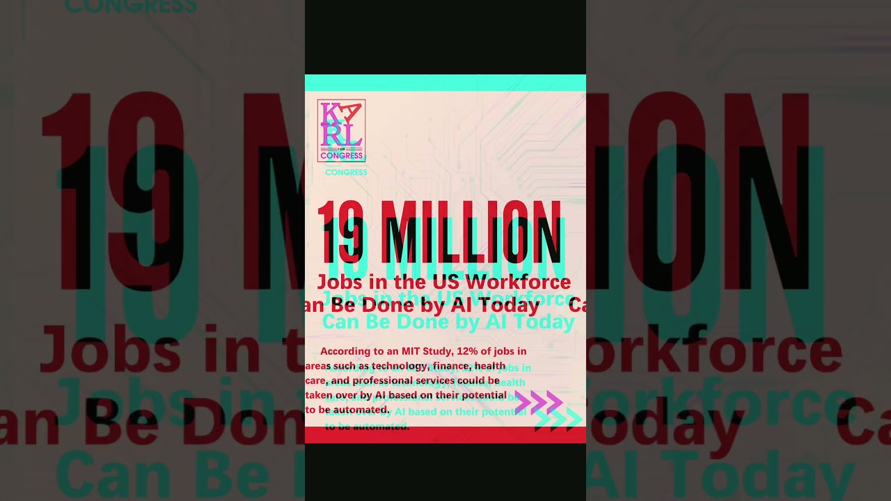 AI is here! Let's elect representatives that can legislate in this new reality!