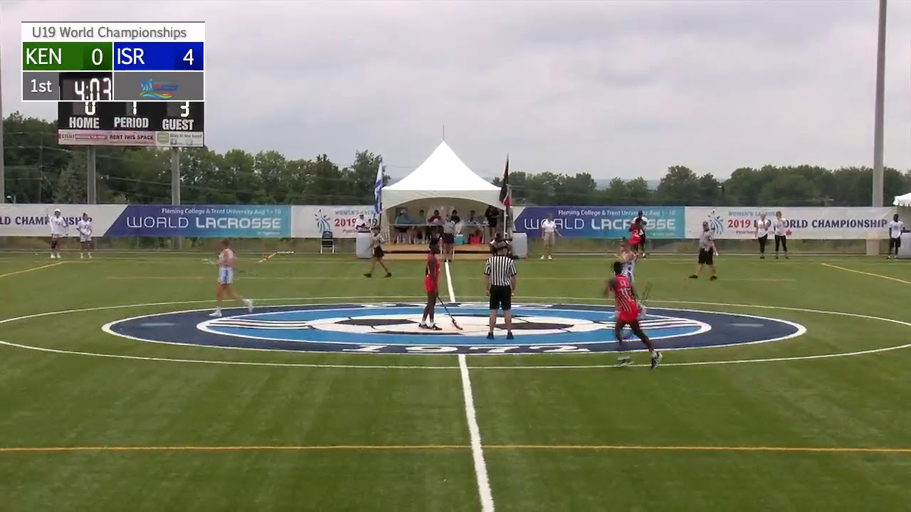 Kenya vs Israel U19 Women's Lacrosse World Championship 1 YouTube