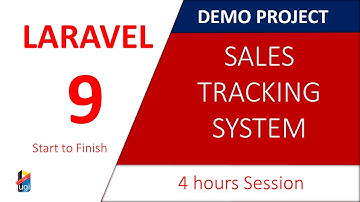Laravel 9 MINI SALES TRACKING SYSTEM Project START TO FINISH Part 1