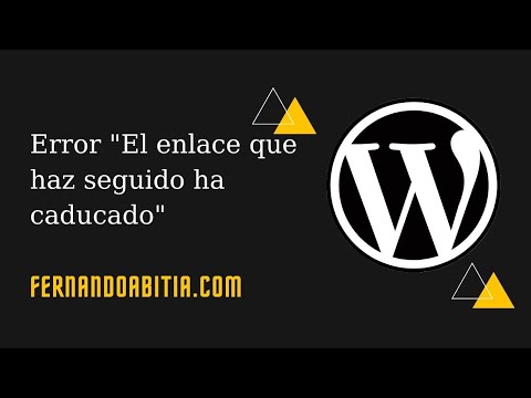 Error al subir plugin el enlace que sigues a caducado.
