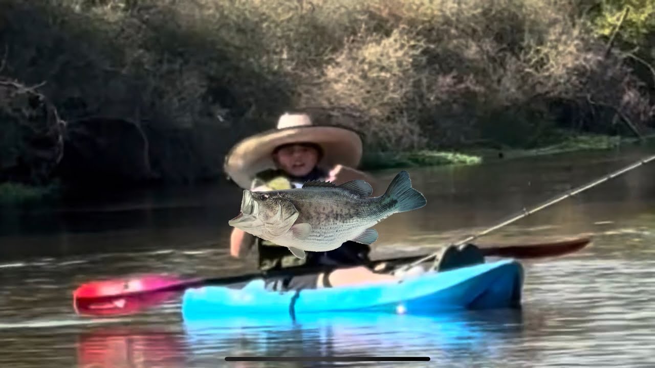 Bass Fishing On Kayak | Merced River