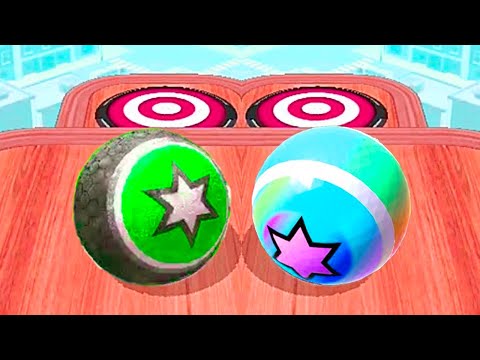 Rollance vs Sky Rolling Ball 3D - Which Similar Ball Will Pass 4 Levels First? Race-618