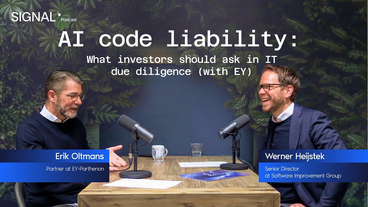 AI code liability: What investors should ask in IT due diligence (with EY) | SIGNAL Podcast
