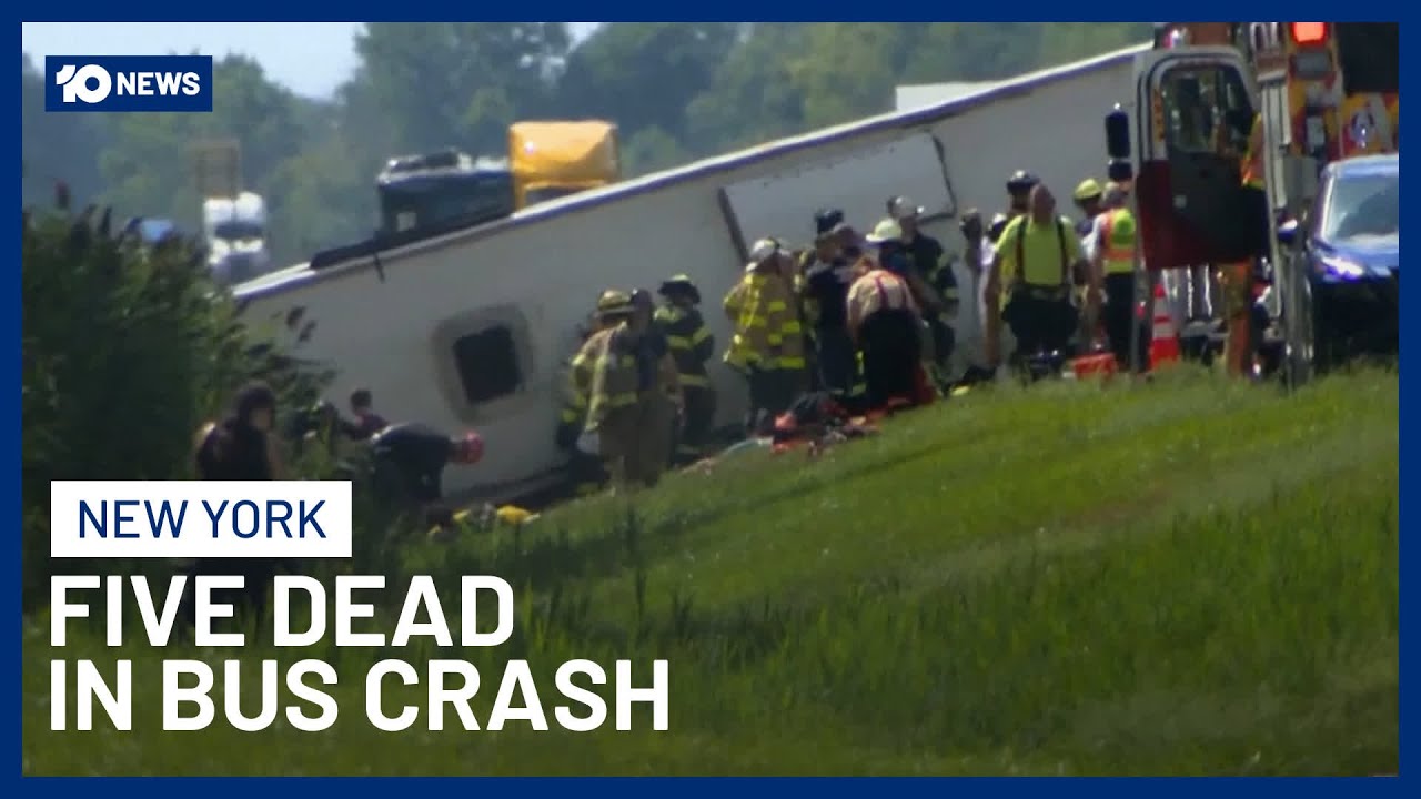 Five Dead, Dozens Injured In New York Tour Bus Crash | 10 News
