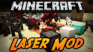 Minecraft Mod Review: THE LASER MOD! - Pt. 2! + Peaceful Map Stuff! screenshot 5