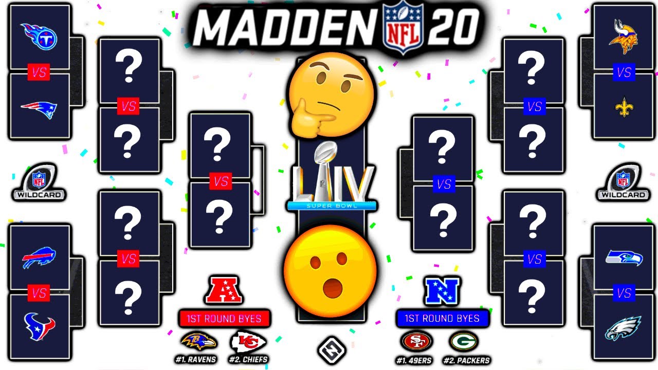 I Let Madden Decide The 2020 NFL Playoffs.. Unbelievable Results!