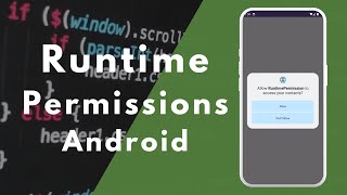 How to handle Runtime Permissions In Android