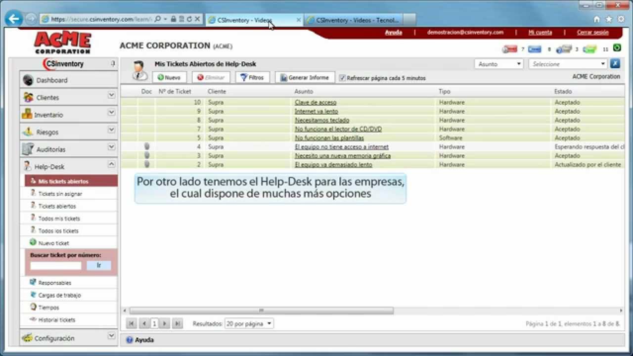 Modulo De Help Desk Parte 1 Explicacion Y Creacion De Un Ticket