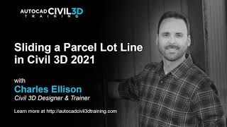 Swinging One End of a Parcel Lot Line in Civil 3D