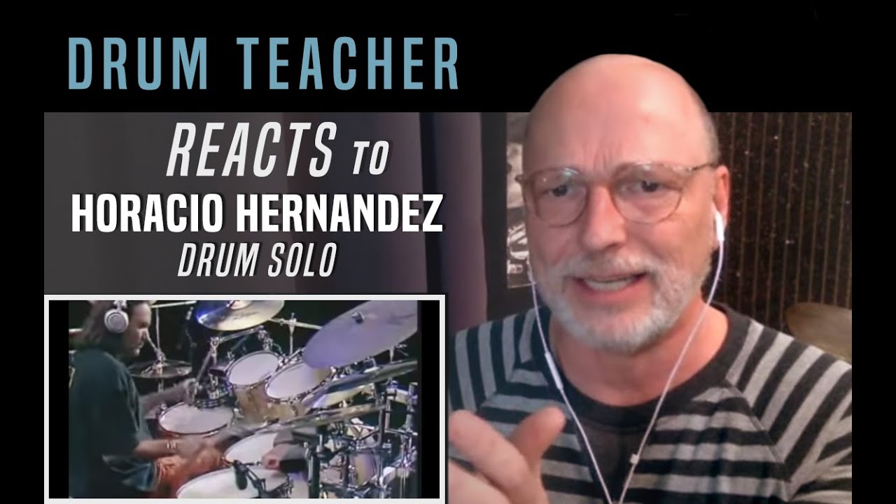 Drum Teacher Reacts to Horacio Hernandez - Drum Solo