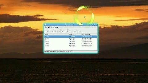 Time Management - Alarm Clock - Ubuntu Linux 8.04