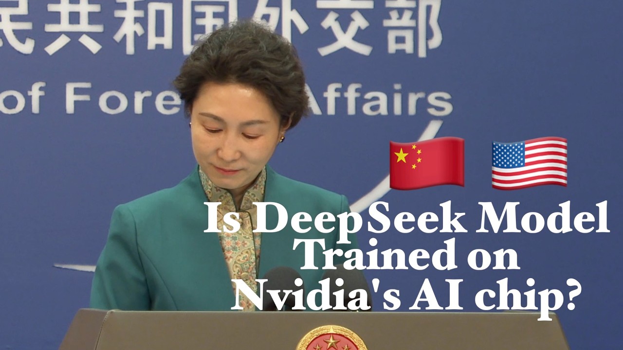 Hear China spokeswoman's response to Reuters' lengthy question about China-US AI and chip rivalry
