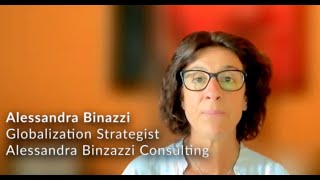 Instructor Alessandra Binazzi Introduces The Localization From Start-up to Scale-up Master Class