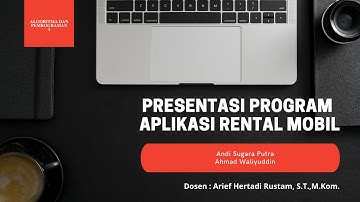 ALPRO1 - Kel.8 - Aplikasi Rental Mobil(Presentasi)
