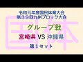 【九州国体】2019_都城工業_バレーボール_ 九州国体_グループ戦_VS沖縄県_SET.1 【九州国体】【都工対西原】＃茨城国体　#都工バレー　＃都城工業　＃西原　＃高校バレー　＃高橋藍