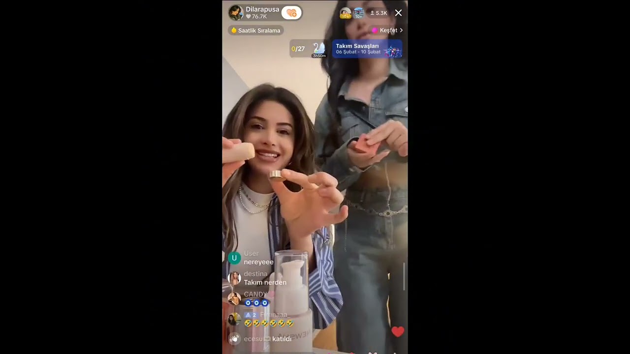 Dilara Dilan Pusa Tiktok Canlı Yayın #kısmetseolur #dilarapusa