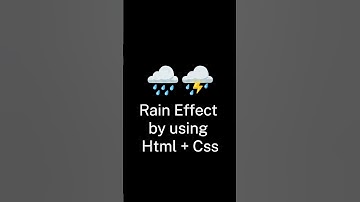 Thunder rain Animation Made on Mobile || #shorts #shortsfeed #coding #html #css #javascript #viral