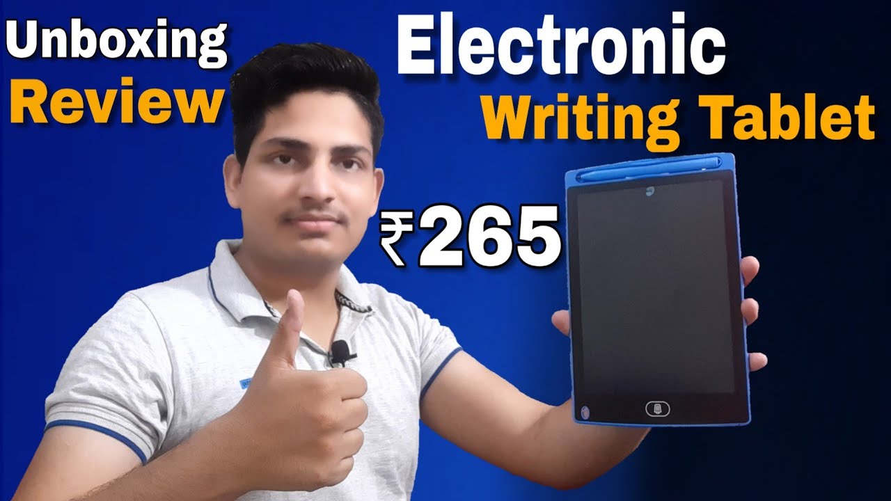 Electronic Writing Tablet Unboxing And Review Electronic Writing