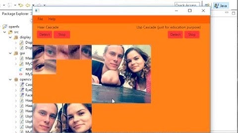 OpenCv Face Detector with JavaFx