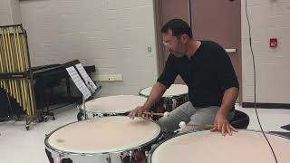2022 Texas All state Timpani Run