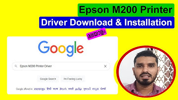 Epson M200 Printer Driver Download & Installation In Windows 10 ll മലയാളം