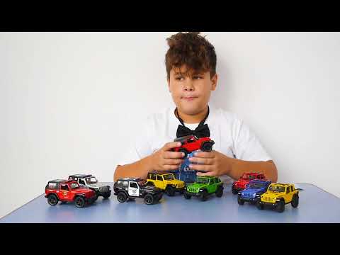 Обзор машинок Jeep Wrangler - новинка Kinsmart