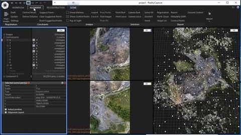 Placing 4 GCPs and suggest positions of others