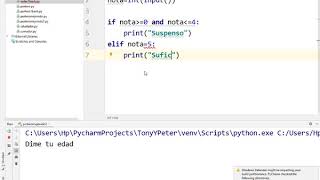 Notas de número a texto If con elif en Python Programación TIC 1 Bachillerato IES Monterroso