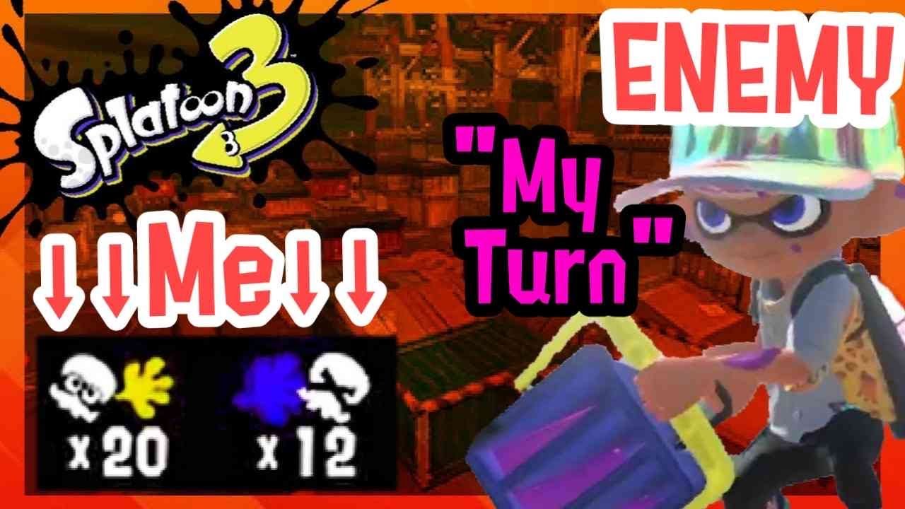 I MADE THE OTHER TEAM GO TRI-SLOSHER IN A SPLATOON 3 TOURNAMENT ...