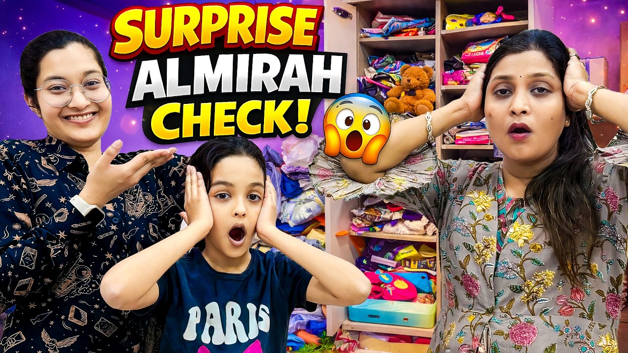SURPRISE ALMIRAH CHECK 😱🗄️| Mummy Jinni Ne Dhwani Ki Almira Khola… Kya Mila Andar? 🤯| Cute Sisters