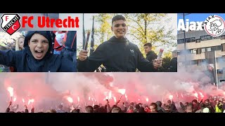 Fc Utrecht  Ajax  Galgenwaard Wordt Gek Met Corteo Vol Chaos