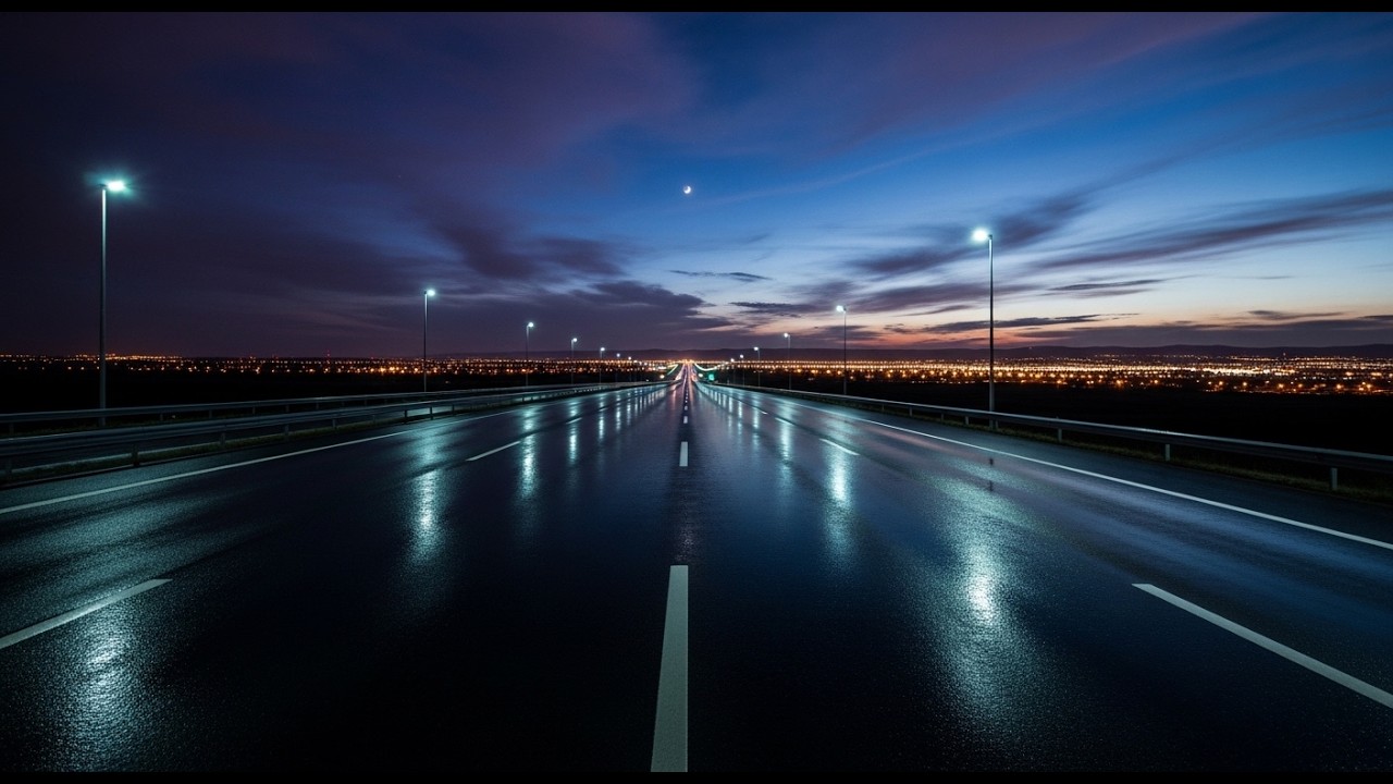 Black Mirror Highway | Dark Electronic Music for Night Drive