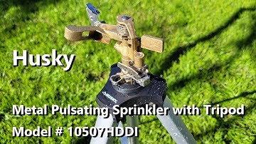 Metal Pulsating Sprinkler with Tripod - model 10507HDDI