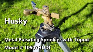 Metal Pulsating Sprinkler with Tripod  model 10507HDDI