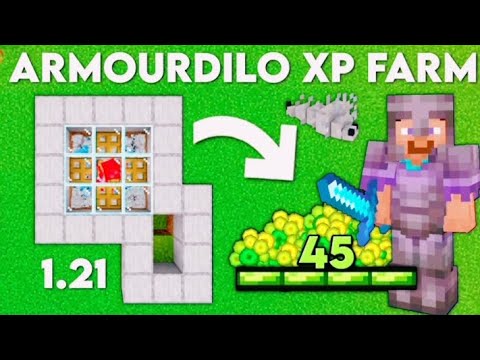 Minecraft : Easy Armadillo XP Farm (1.21 Tutorial) Bedrock/java - YouTube