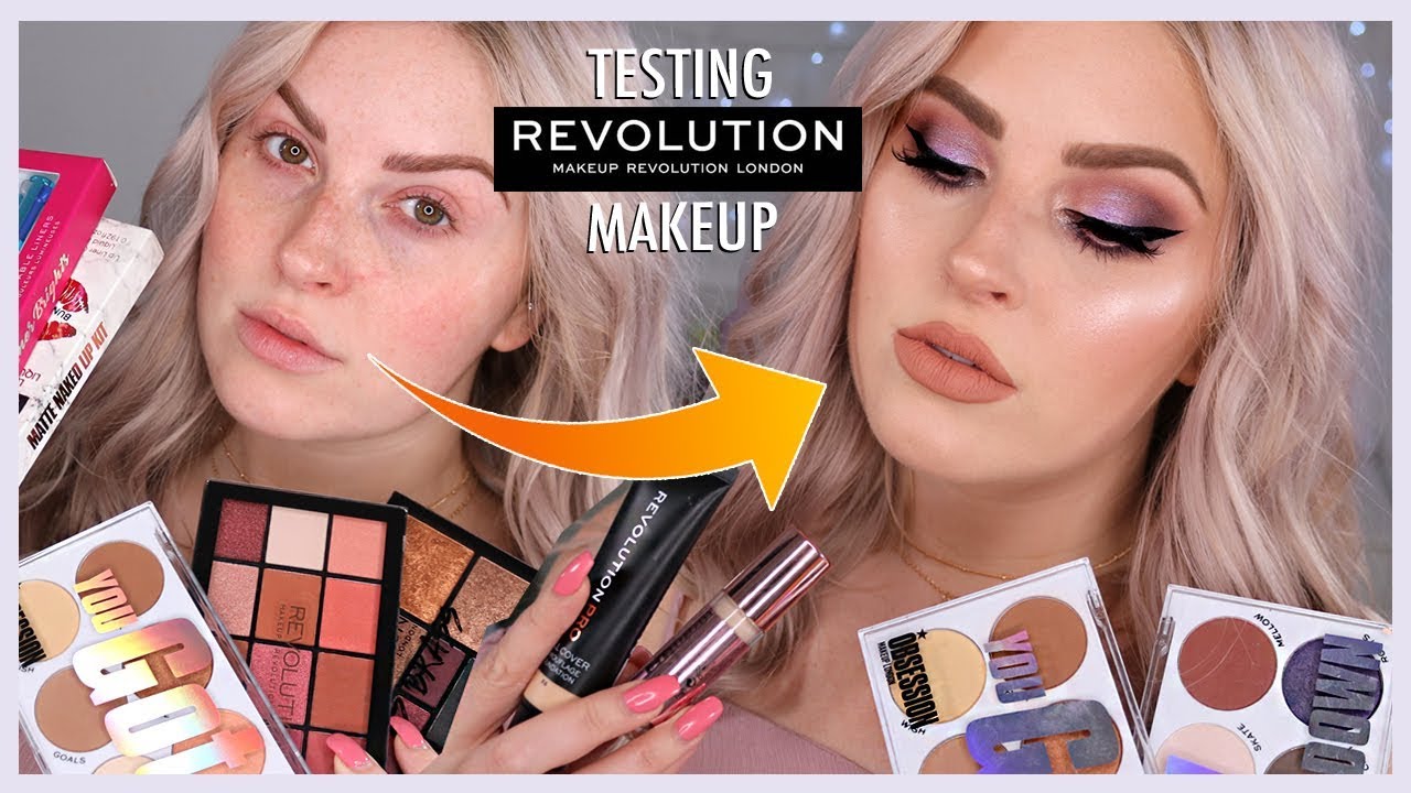 FULL FACE Of Makeup Revolution CHEAP And AFFORDABLE YouTube