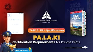 ✈️ PA.I.A.K1 Certification Requirements Explained |  Private Pilot Oral Exam – ACS Task A