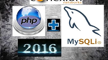 conexion php with MySqli 2016