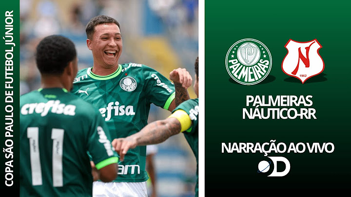 (Narração Ao Vivo) Palmeiras x Náutico-RR - Copa SP de Futebol Júnior - 1ª Rodada