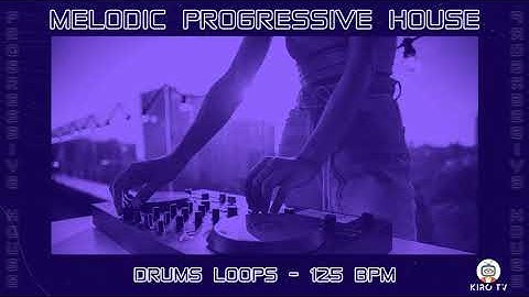 Progressive house drums loops - 125 Bpm