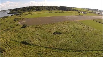 Flying QAV500 and Openpilot Revo in moderate gale :)