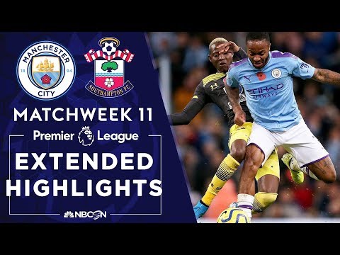 Manchester City v. Southampton | PREMIER LEAGUE HIGHLIGHTS | 11/02/19 | NBC Sports