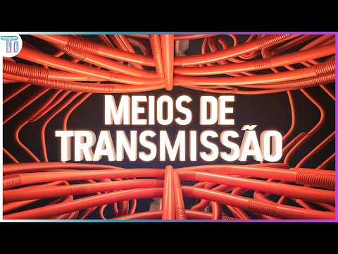 Meios de transmissão - Par trançado, Cabo coaxial, Fibra ótica, Radiodifusão (Redes de Computadores)