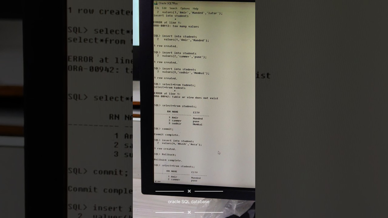 Master Oracle SQL Quickly 📊 #coding #sql #shorts #viral #viralshorts