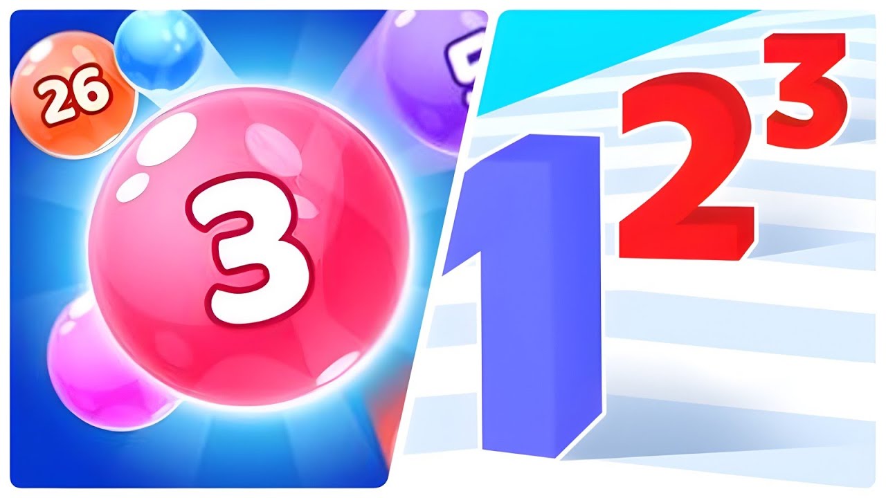 Number Master Vs. Marble Run 3D - All Max ASMR Gameplay