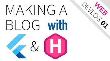 Making a Blog with Flutter and Hugo - FunWith Devlog #01