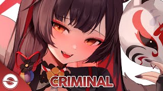 Nightcore - Criminal (Lyrics) Resimi